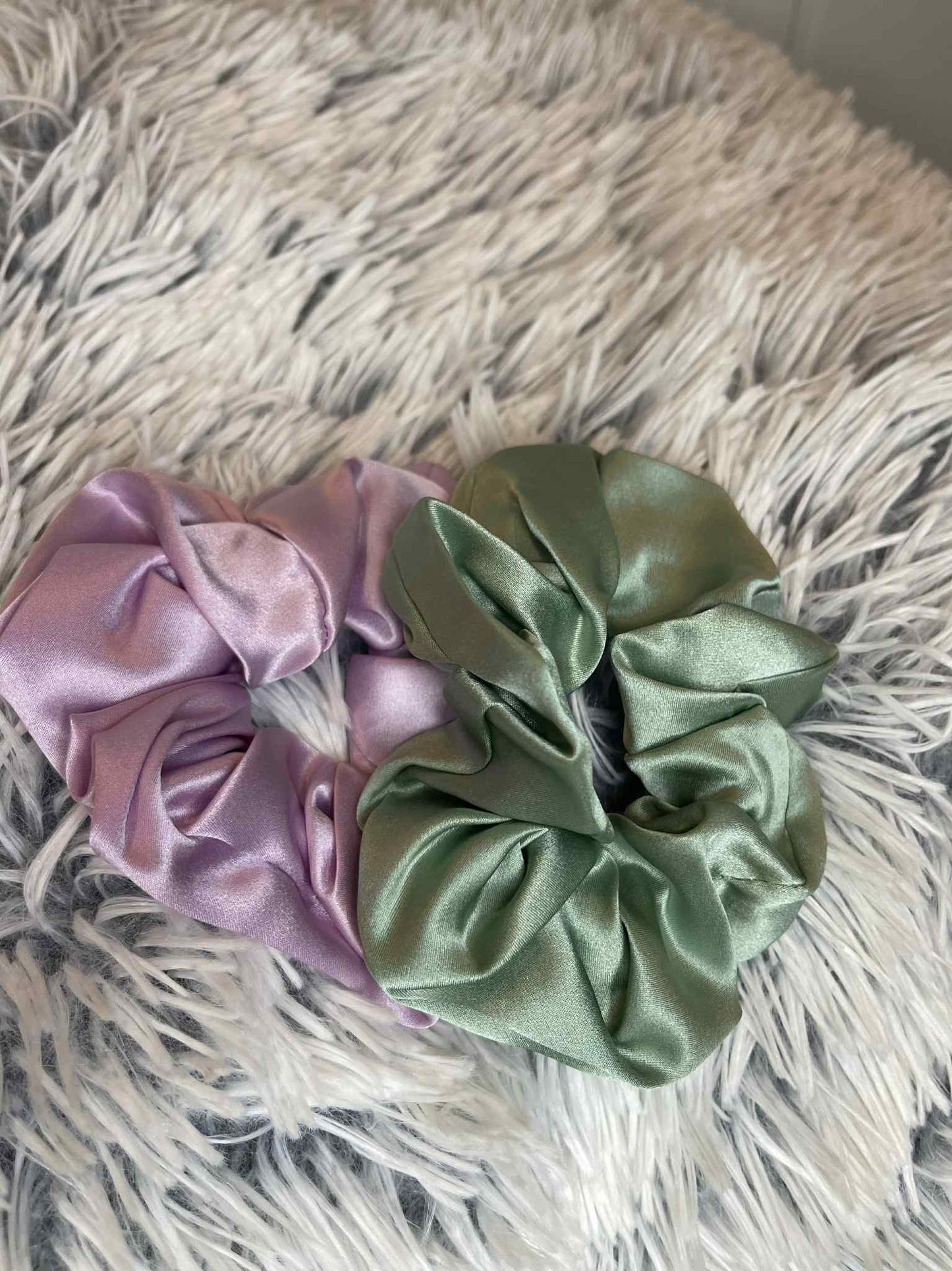 Rosa Silk Satin Scrunchie