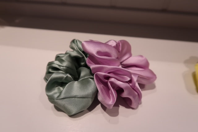 Rosa Silk Satin Scrunchie