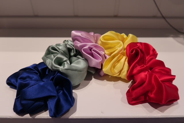 Rosa Silk Satin Scrunchie